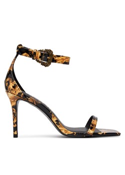 Sandały Versace Jeans Couture 80VA3S76 ZS366 G89 Czarny ze sklepu eobuwie.pl w kategorii Sandały damskie - zdjęcie 189037081