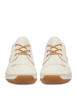 Półbuty Rieker CEO-55920-80 Écru ze sklepu eobuwie.pl w kategorii Buty sportowe damskie - zdjęcie 189037093