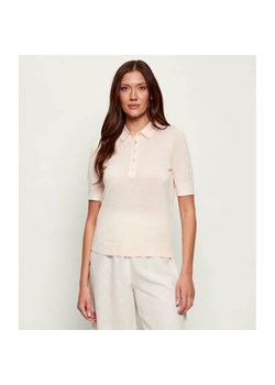 BOSS BLACK Wełniane polo Fidenka | Regular Fit ze sklepu Gomez Fashion Store w kategorii Bluzki damskie - zdjęcie 189038231