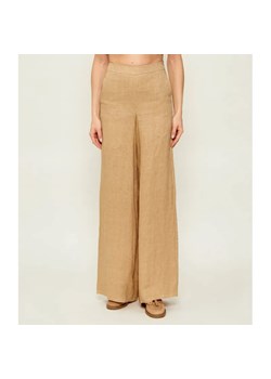 Marella Lniane spodnie MLLOTTELIA | Relaxed fit ze sklepu Gomez Fashion Store w kategorii Spodnie damskie - zdjęcie 189038282