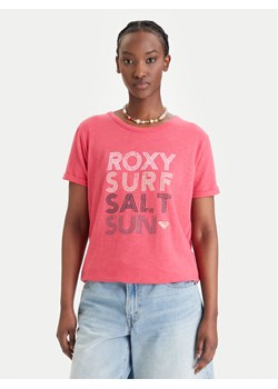 Roxy T-Shirt ERJZT06024 Żółty Regular Fit ze sklepu MODIVO w kategorii Bluzki damskie - zdjęcie 189038580
