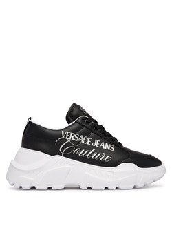 Versace Jeans Couture Sneakersy 80VA3SC1 ZPB69 899 Czarny ze sklepu MODIVO w kategorii Buty sportowe damskie - zdjęcie 189038611