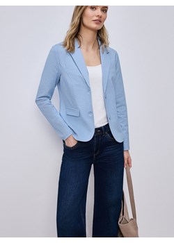 Street One Damska bluza dresowa Kobiety jasnoniebieski marmurkowy ze sklepu vangraaf w kategorii Marynarki damskie - zdjęcie 189039901