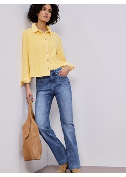 Street One Dżinsy bootcut Kobiety light stone jednolity ze sklepu vangraaf w kategorii Jeansy damskie - zdjęcie 189039902