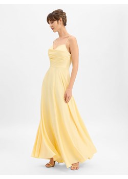 Laona Damska sukienka wieczorowa Kobiety cytrynowy jednolity ze sklepu vangraaf w kategorii Sukienki - zdjęcie 189039910