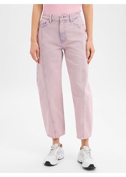 HUGO Dżinsy - Gimine Kobiety Bawełna różowy wypukły wzór tkaniny ze sklepu vangraaf w kategorii Jeansy damskie - zdjęcie 189039914