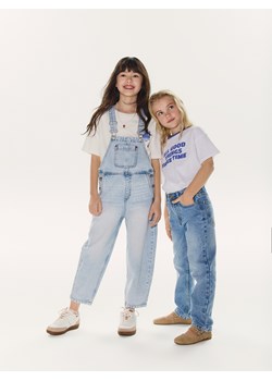 Reserved - Jeansowe ogrodniczki - niebieski ze sklepu Reserved w kategorii Spodnie dziewczęce - zdjęcie 189040021