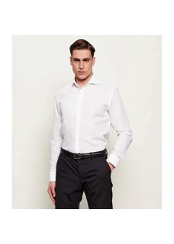 BOSS BLACK Lniana koszula H-HANK-SP-B1-C1-261 | Slim Fit ze sklepu Gomez Fashion Store w kategorii Koszule męskie - zdjęcie 189040392