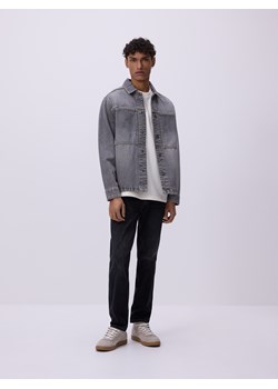 Reserved - Jeansy slim z efektem sprania - czarny ze sklepu Reserved w kategorii Jeansy męskie - zdjęcie 189042210