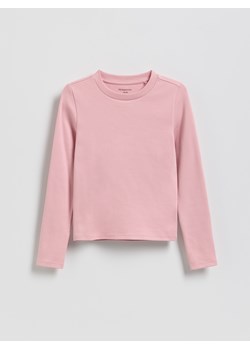 Reserved - Gładka koszulka - różowy ze sklepu Reserved w kategorii Bluzki dziewczęce - zdjęcie 189042542