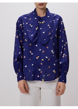 Reserved - Koszula z kwiatowym motywem - niebieski ze sklepu Reserved w kategorii Bluzki damskie - zdjęcie 189042594