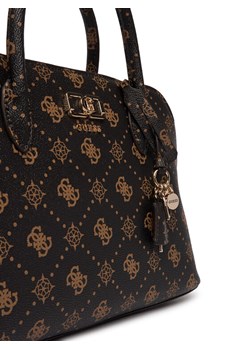 Torebka Guess Emelie Logo HWGP99 28060 Brązowy ze sklepu eobuwie.pl w kategorii Kuferki - zdjęcie 189044880