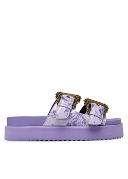 Klapki Versace Jeans Couture 80VA3SM1 ZS366 338 Fioletowy ze sklepu eobuwie.pl w kategorii Klapki damskie - zdjęcie 189044923