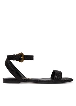 Sandały Versace Jeans Couture 80VA3S61 ZSS84 899 Czarny ze sklepu eobuwie.pl w kategorii Sandały damskie - zdjęcie 189045074