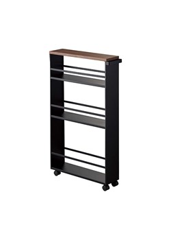 Yamazaki Regał kuchenny "Tower" w kolorze czarnym - 47,5 x 80,5 x 13 cm ze sklepu Limango Polska w kategorii Regały i witryny - zdjęcie 189046800