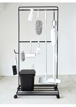 Yamazaki Regał ''Tower'' w kolorze czarnym do przechowywania - 72,5 x 141 x 35 cm ze sklepu Limango Polska w kategorii Regały i witryny - zdjęcie 189046914