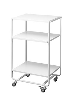 Yamazaki Wózek kuchenny "Tower" w kolorze białym - 38 x 81,5 x 49 cm ze sklepu Limango Polska w kategorii Stoliki kawowe - zdjęcie 189047112