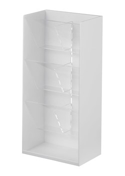 Yamazaki Organizer ''Tower'' w kolorze białym do kosmetyków - 12 x 25 x 7,7 cm ze sklepu Limango Polska w kategorii Akcesoria i przechowywanie - zdjęcie 189047464
