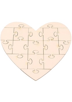 SUNNYSUE 16-częściowa drewniana układanka "Heart" - 3+ ze sklepu Limango Polska w kategorii Puzzle - zdjęcie 189048214