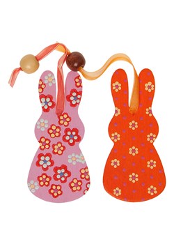 SUNNYSUE Drewniane zawieszki (6 szt.) w kolorze jasnobrązowym ze sklepu Limango Polska w kategorii Zabawki - zdjęcie 189048224