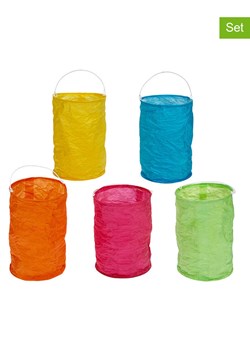 SUNNYSUE Lampiony (5 szt.) w różnych kolorach - Ø 13 cm ze sklepu Limango Polska w kategorii Akcesoria biurowe - zdjęcie 189048381