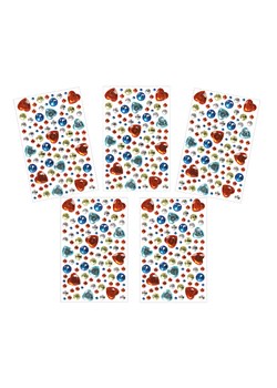 SUNNYSUE Błyszczące kamienie do naklejenia "Red hearts and more" w różnych kolorach ze sklepu Limango Polska w kategorii Zabawki - zdjęcie 189048474