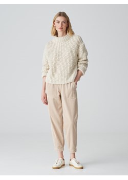 OPUS Sweter w kolorze beżowym ze sklepu Limango Polska w kategorii Swetry damskie - zdjęcie 189050731