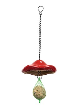 Garden Hero Karmnik w kolorze czerwonym dla ptaków - dł. 27 x Ø 15 cm ze sklepu Limango Polska w kategorii Dekoracje i akcesoria ogrodowe - zdjęcie 189051121