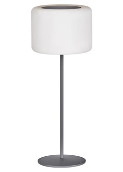FH Lighting Solarna lampa stołowa LED "Pino" w kolorze białym - wys. 39,5 x Ø 15 cm ze sklepu Limango Polska w kategorii Oświetlenie - zdjęcie 189054013