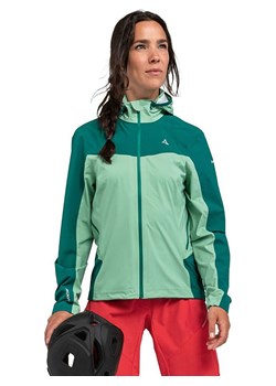 Schöffel Kurtka przeciwdeszczowa "Epic Trail" w kolorze turkusowym ze sklepu Limango Polska w kategorii Kurtki damskie - zdjęcie 189055234