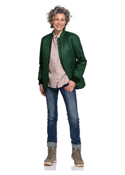 Schöffel Kurtka pikowana "Malkay" w kolorze ciemnozielonym ze sklepu Limango Polska w kategorii Kurtki damskie - zdjęcie 189055354