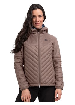 Schöffel Kurtka puchowa "Cascata" w kolorze szarobrązowym ze sklepu Limango Polska w kategorii Kurtki damskie - zdjęcie 189055381