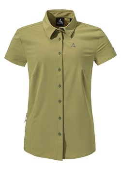 Schöffel Koszula trekkingowa "Dooser" w kolorze oliwkowym ze sklepu Limango Polska w kategorii Bluzki damskie - zdjęcie 189055552