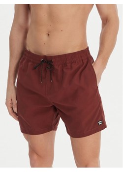 Billabong Szorty kąpielowe All Day EBYJV00134 Bordowy Regular Fit ze sklepu MODIVO w kategorii Kąpielówki - zdjęcie 189056092