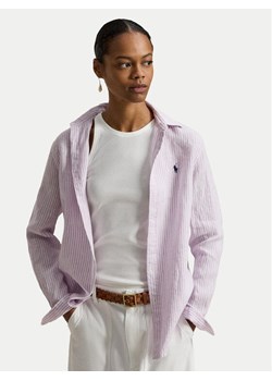 Polo Ralph Lauren Koszula 211A96158006 Fioletowy Classic Fit ze sklepu MODIVO w kategorii Koszule damskie - zdjęcie 189056102