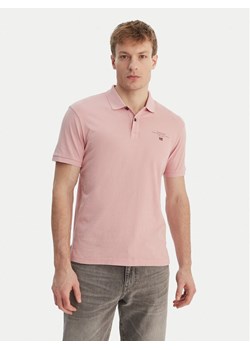 Napapijri Polo Elbas NP0A4GB4 Różowy Regular Fit ze sklepu MODIVO w kategorii T-shirty męskie - zdjęcie 189056171
