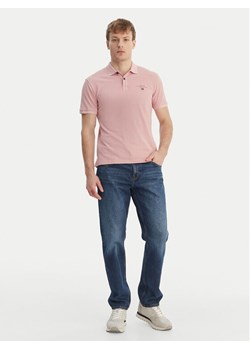 Napapijri Polo Elbas NP0A4GDL Różowy Regular Fit ze sklepu MODIVO w kategorii T-shirty męskie - zdjęcie 189056174