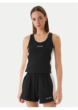 Calvin Klein Swimwear Top LV00Q61152 Czarny Slim Fit ze sklepu MODIVO w kategorii Bluzki damskie - zdjęcie 189056181