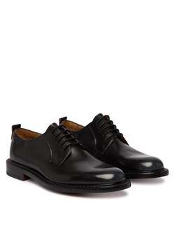 HUGO Półbuty Lysander 50557697 Czarny ze sklepu MODIVO w kategorii Buty eleganckie męskie - zdjęcie 189056193