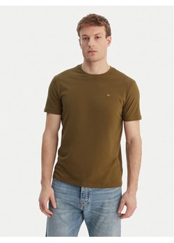 Napapijri T-Shirt Salis NP0A4H8D Zielony Regular Fit ze sklepu MODIVO w kategorii T-shirty męskie - zdjęcie 189056224