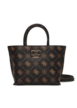 Guess Torebka Emelie Logo Mini HWGP99 28750 Brązowy ze sklepu MODIVO w kategorii Kuferki - zdjęcie 189056231