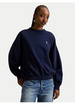 Polo Ralph Lauren Bluza 211965111501 Granatowy Oversize ze sklepu MODIVO w kategorii Bluzy damskie - zdjęcie 189056273