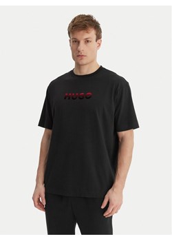HUGO T-Shirt Gradient 50556667 Czarny Regular Fit ze sklepu MODIVO w kategorii T-shirty męskie - zdjęcie 189056324