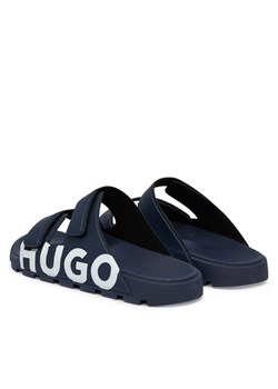 HUGO Klapki Evander 50542042 Granatowy ze sklepu MODIVO w kategorii Klapki męskie - zdjęcie 189056332