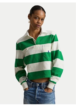 Polo Ralph Lauren Polo 211971746500 Zielony Relaxed Fit ze sklepu MODIVO w kategorii Bluzki damskie - zdjęcie 189056342