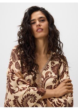 Reserved - Wzorzysta sukienka z wiskozą - wielobarwny ze sklepu Reserved w kategorii Sukienki - zdjęcie 189058602