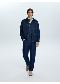 Reserved - Jeansy straight fit - granatowy ze sklepu Reserved w kategorii Jeansy męskie - zdjęcie 189058674