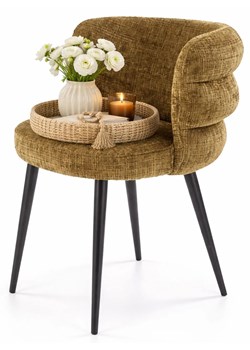 Krzesło oliwkowe na czarnej podstawie A8-K91 ze sklepu Edinos.pl w kategorii Krzesła - zdjęcie 189059102