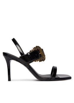 Sandały Versace Jeans Couture 80VA3S71 ZS190 899 Czarny ze sklepu eobuwie.pl w kategorii Sandały damskie - zdjęcie 189059160