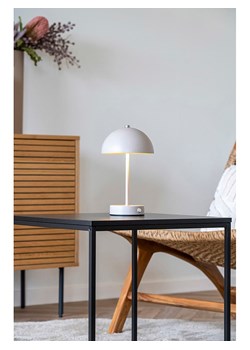 House Nordic Lampa stołowa LED "Holt" w kolorze kremowym - wys. 25 x Ø 15 cm ze sklepu Limango Polska w kategorii Oświetlenie - zdjęcie 189059930